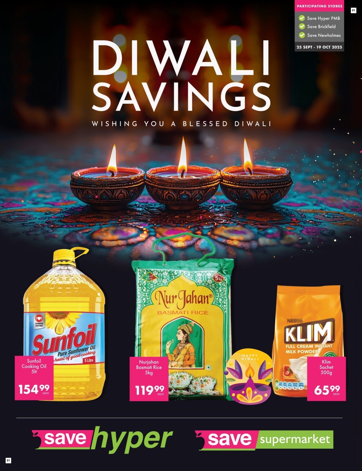 Save Specials 25 Sept - 19 Oct