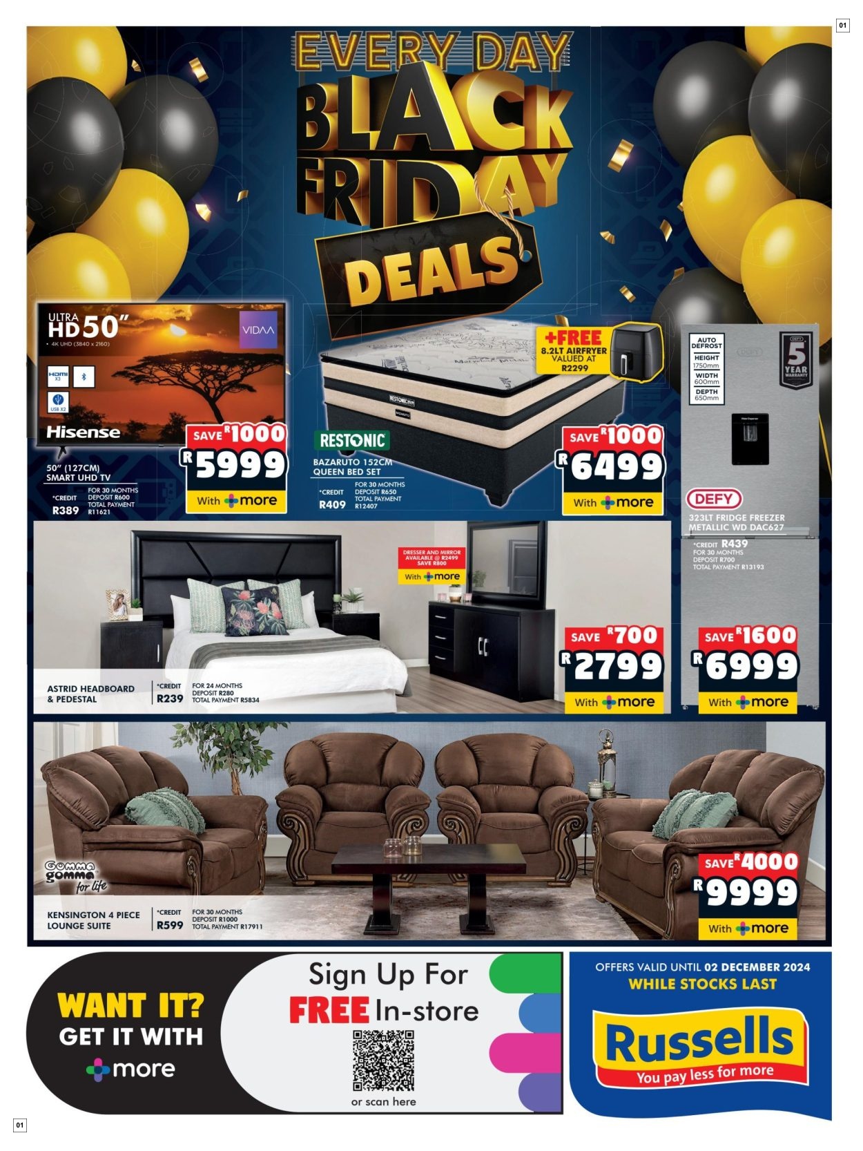 Russells Specials 11 Nov - 02 Dec
