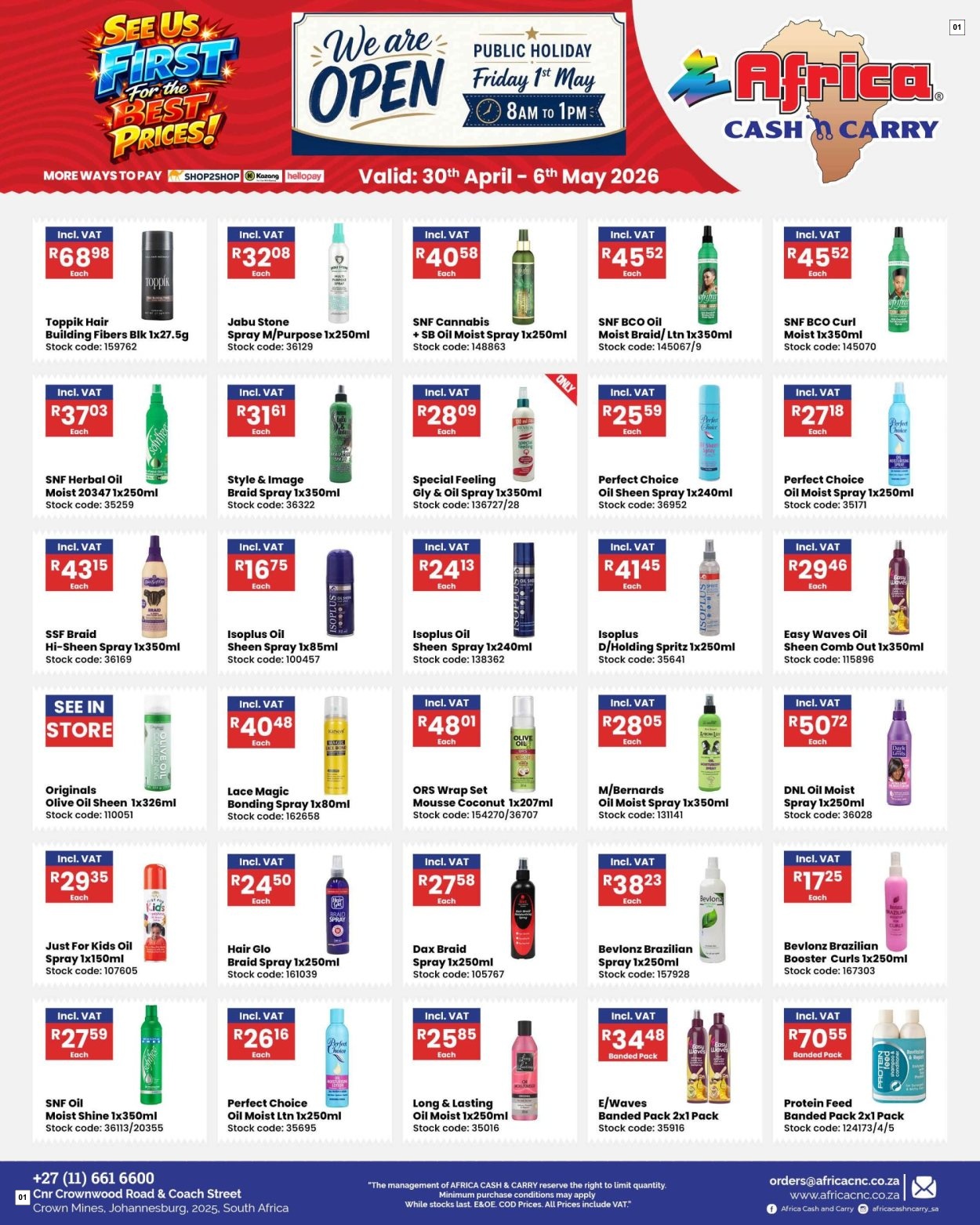 Africa Cash & Carry Catalogue - Weekly Promo