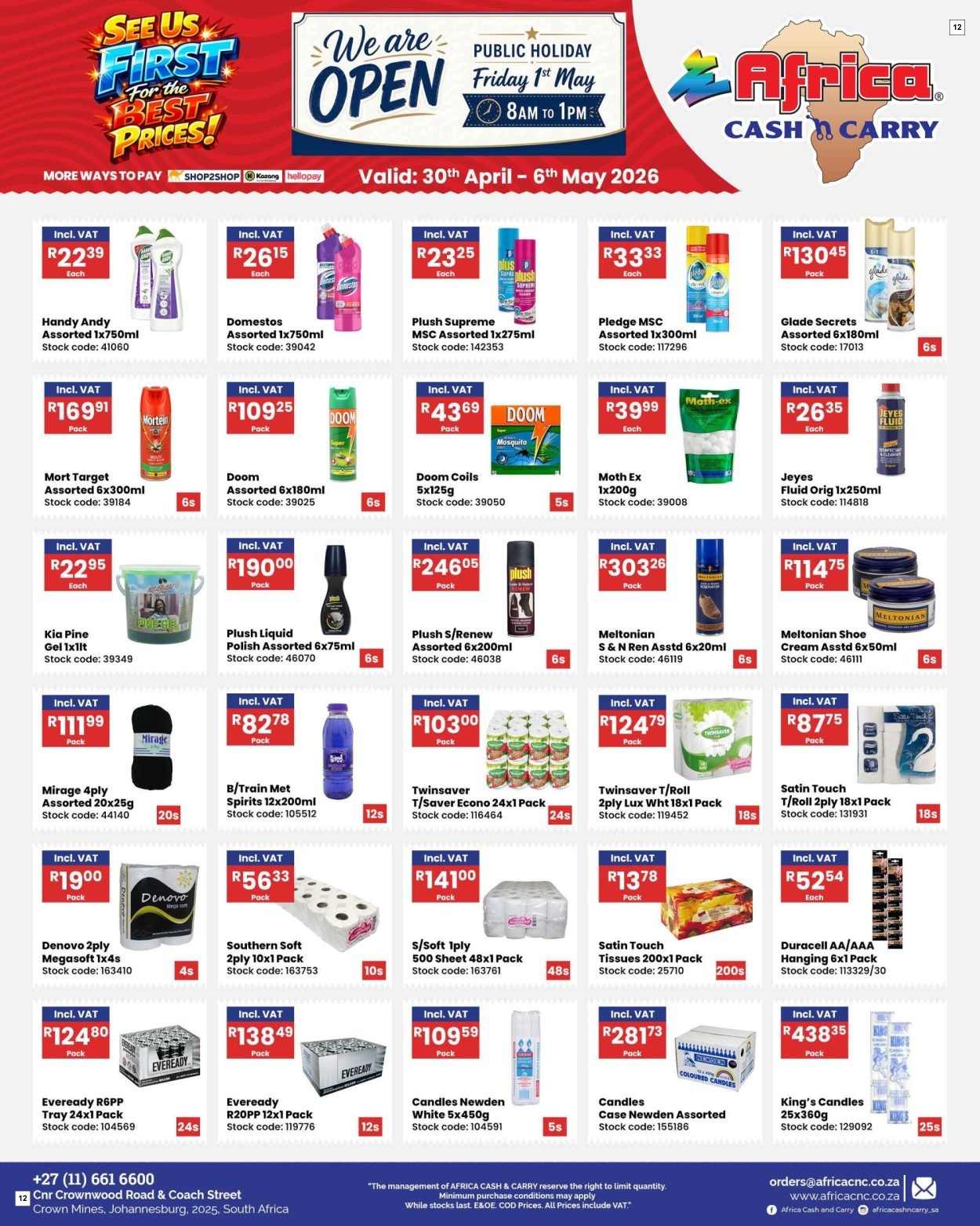 Africa Cash & Carry Catalogue - Weekly Promo - Page 12