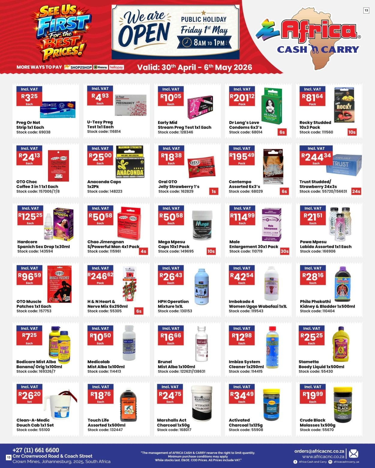Africa Cash & Carry Catalogue - Weekly Promo - Page 13