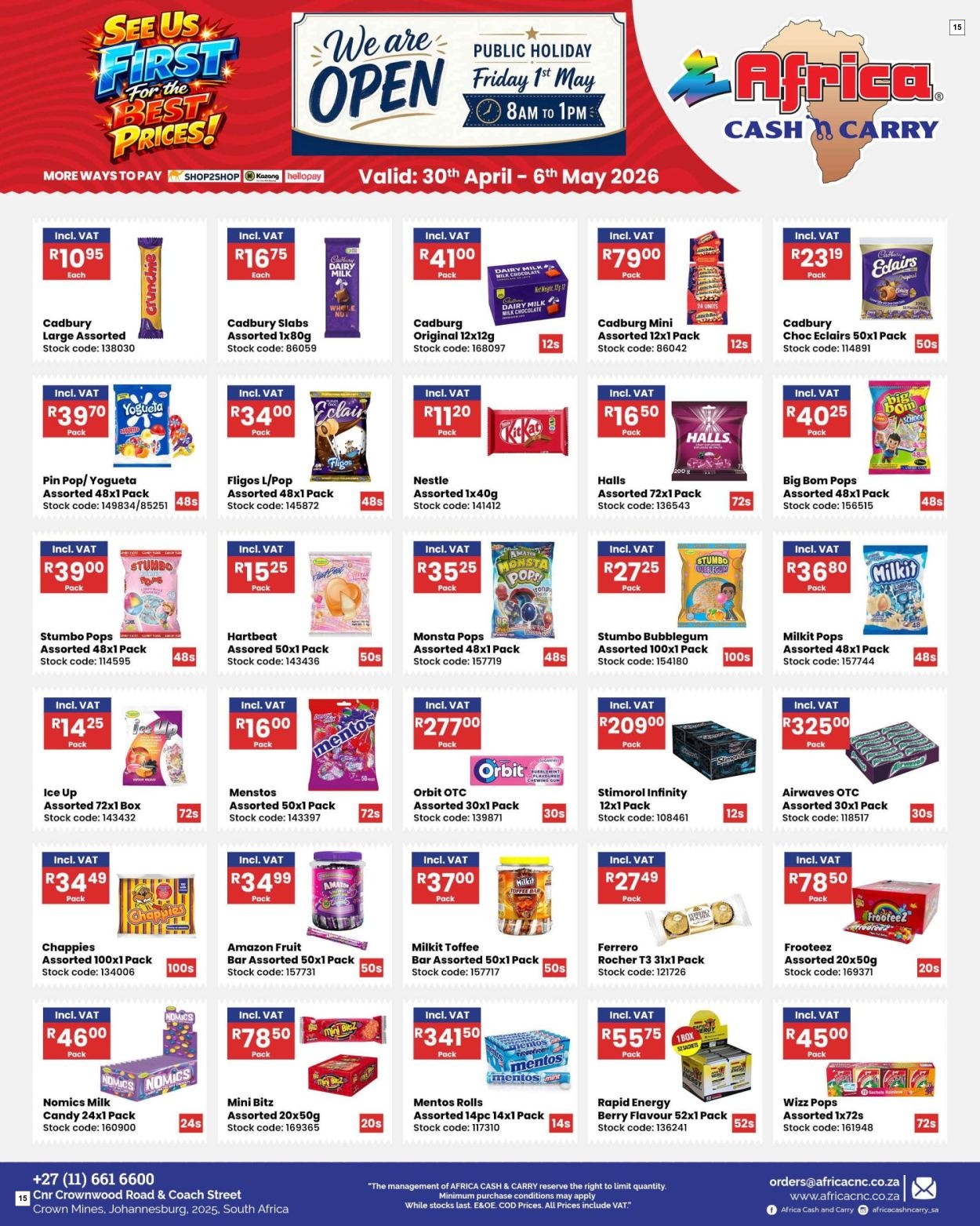 Africa Cash & Carry Catalogue - Weekly Promo - Page 15