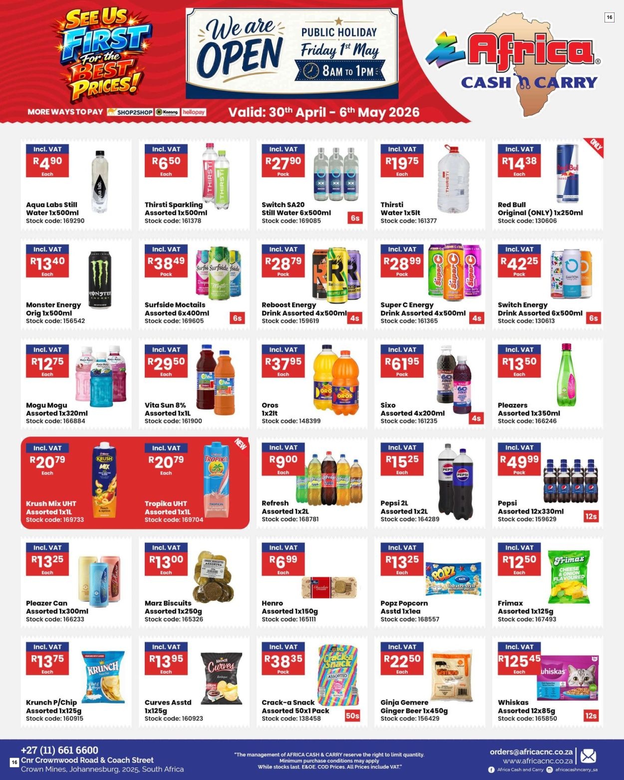 Africa Cash & Carry Catalogue - Weekly Promo - Page 16