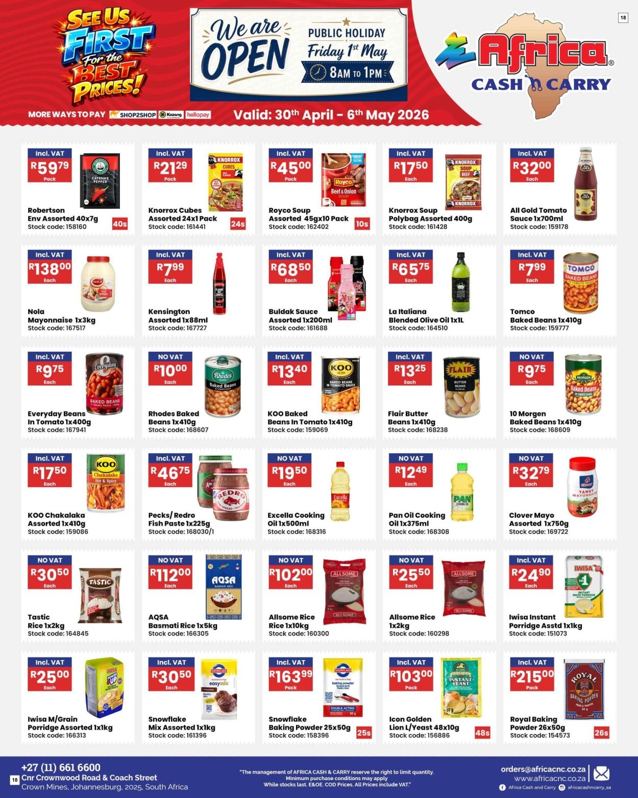 Africa Cash & Carry Catalogue - Weekly Promo - Page 18