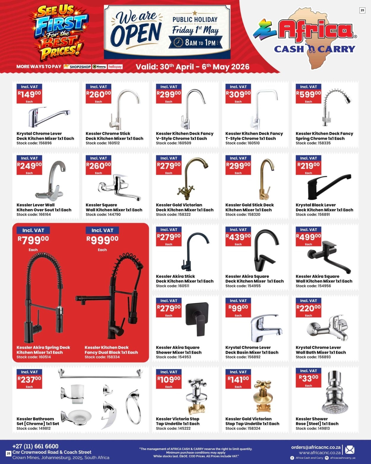 Africa Cash & Carry Catalogue - Weekly Promo - Page 25