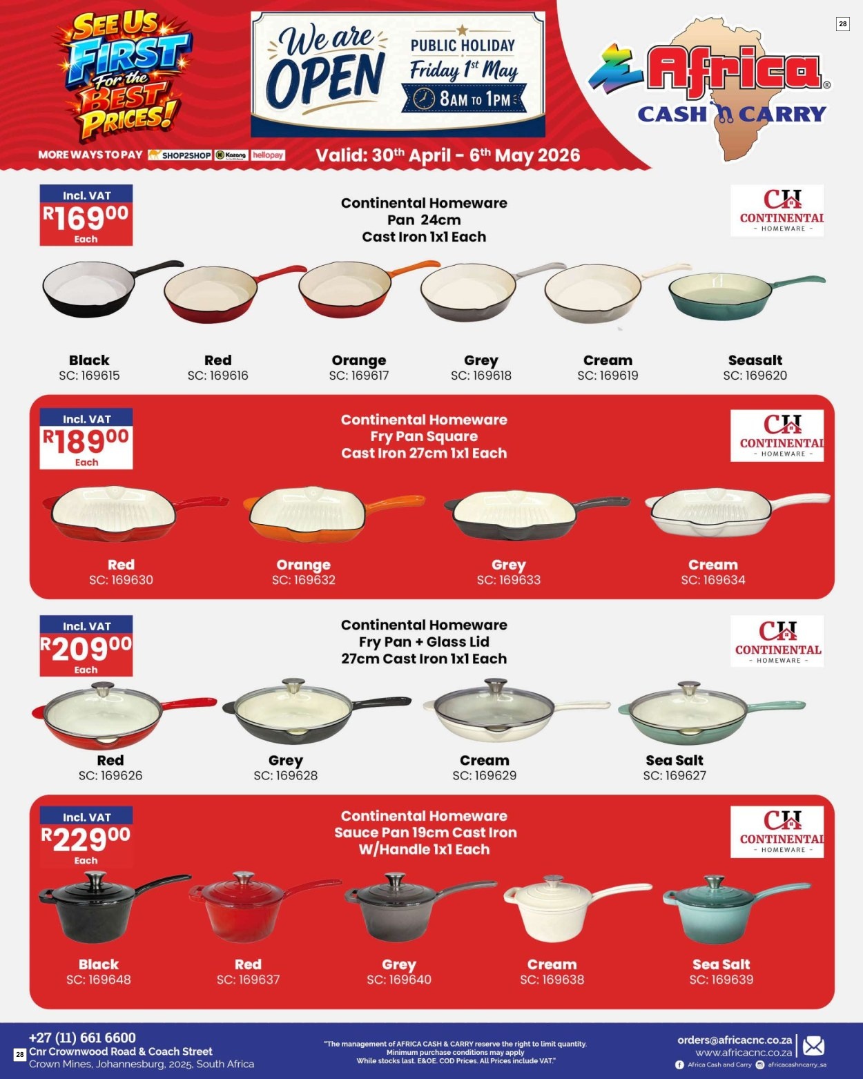 Africa Cash & Carry Catalogue - Weekly Promo - Page 28