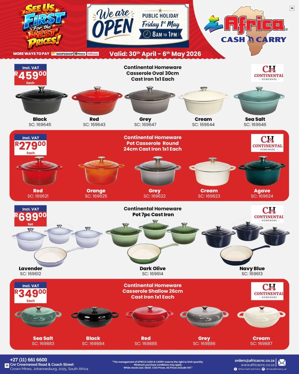 Africa Cash & Carry Catalogue - Weekly Promo - Page 29