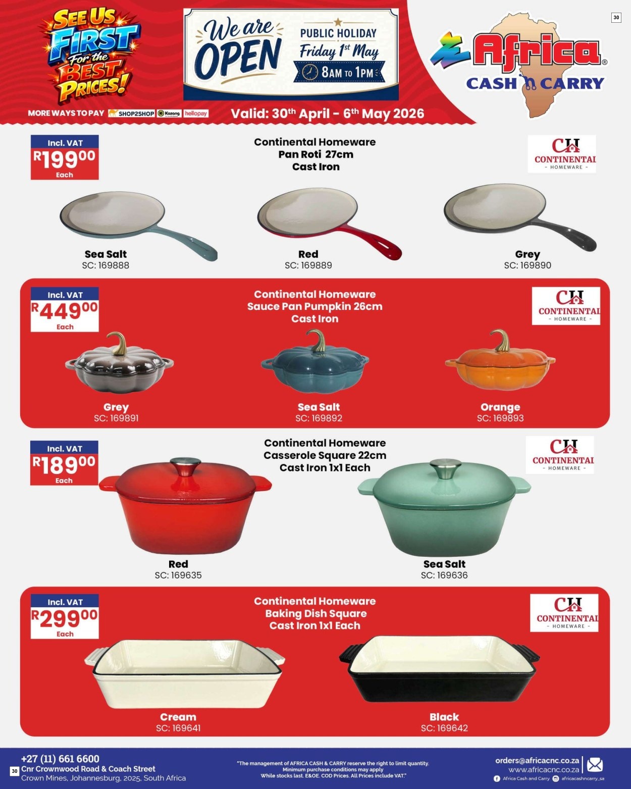 Africa Cash & Carry Catalogue - Weekly Promo - Page 30
