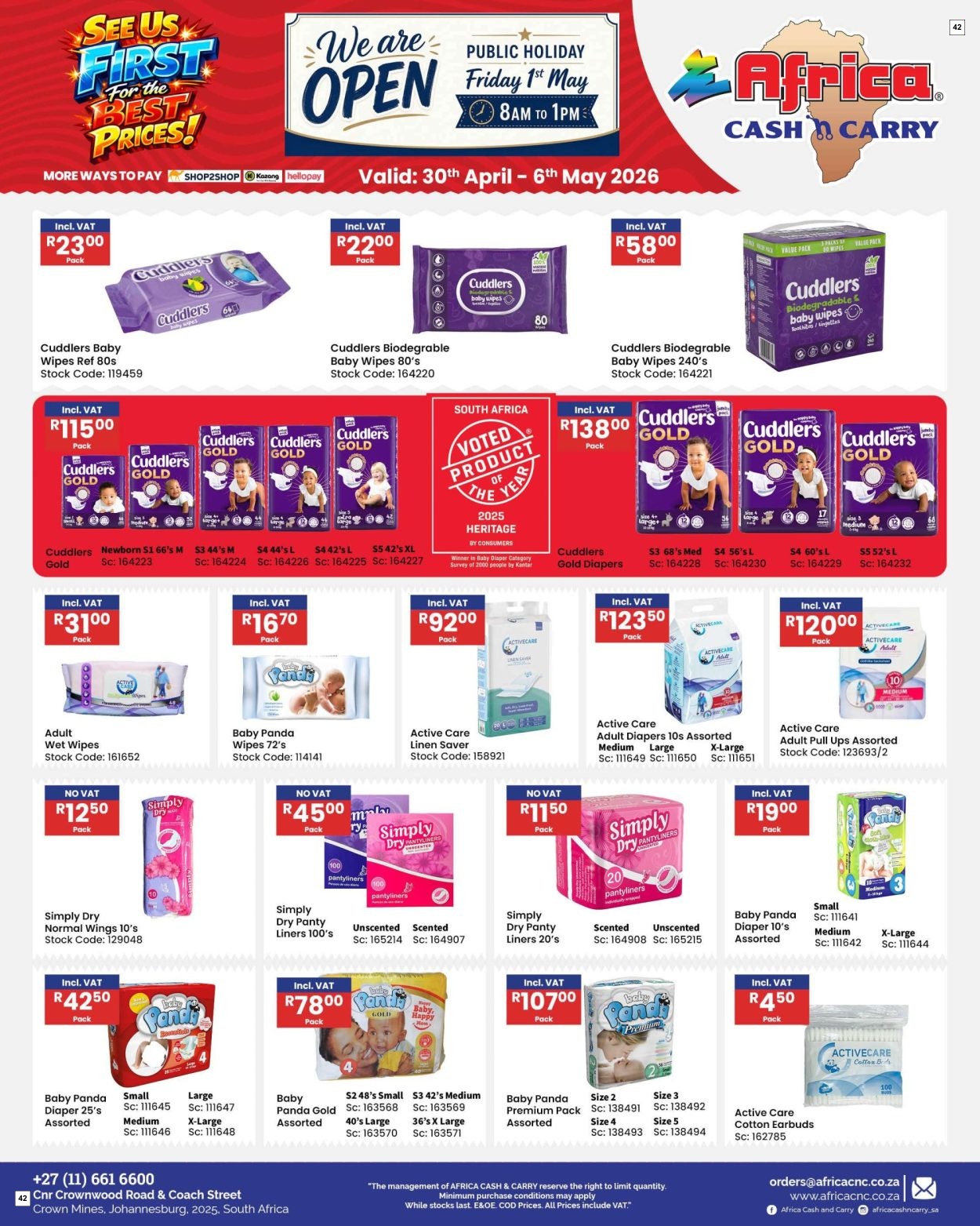 Africa Cash & Carry Catalogue - Weekly Promo - Page 42