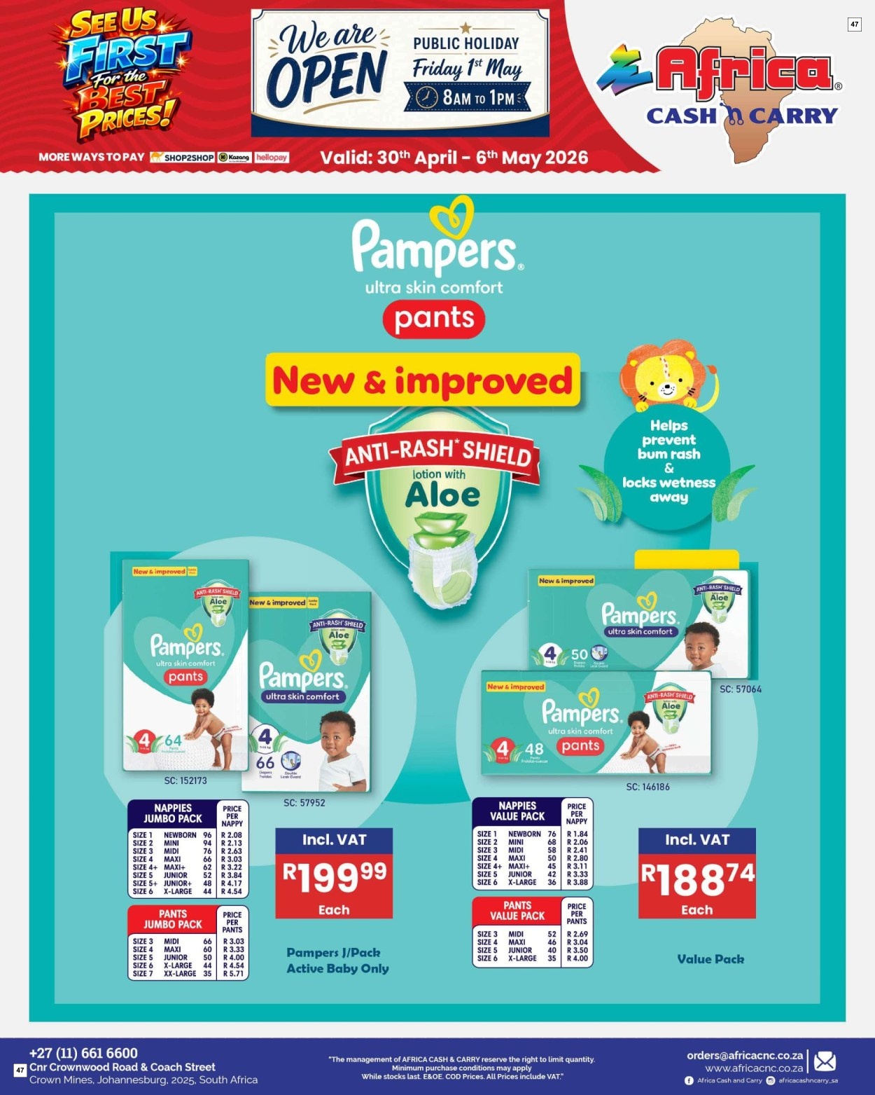 Africa Cash & Carry Catalogue - Weekly Promo - Page 47
