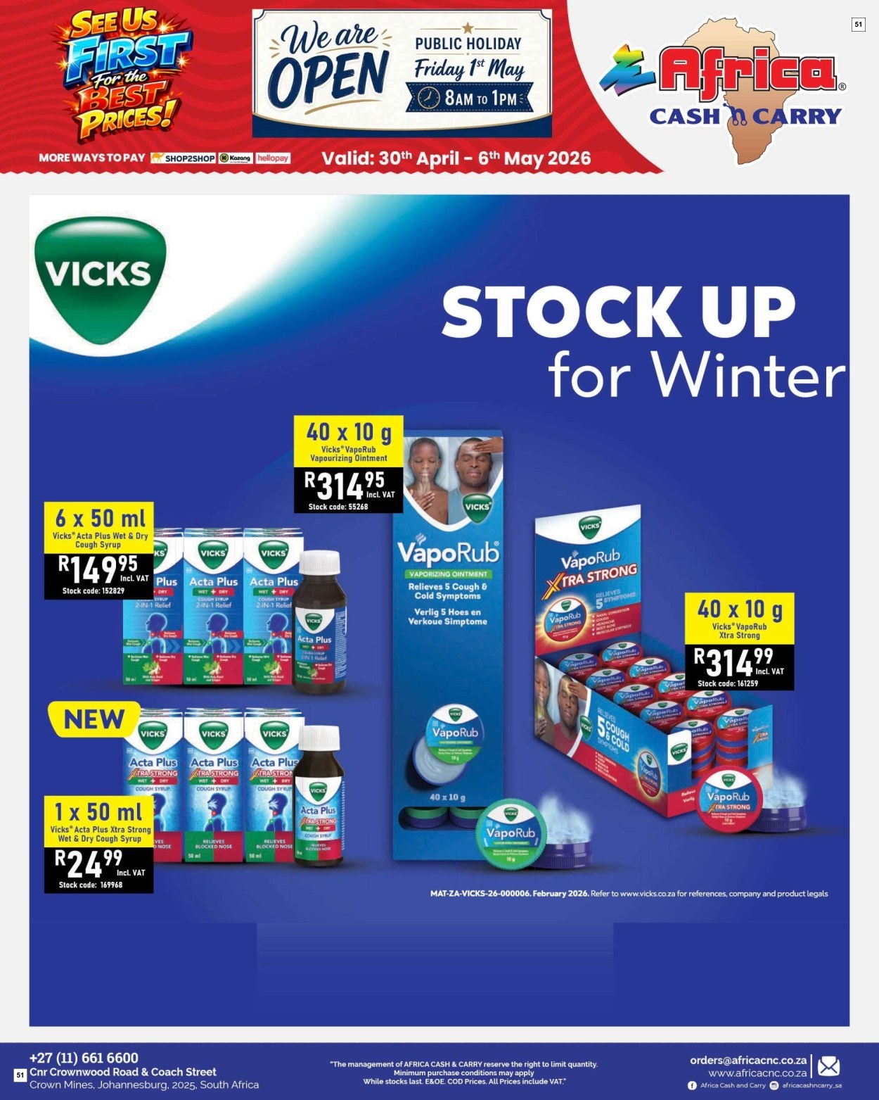 Africa Cash & Carry Catalogue - Weekly Promo - Page 51