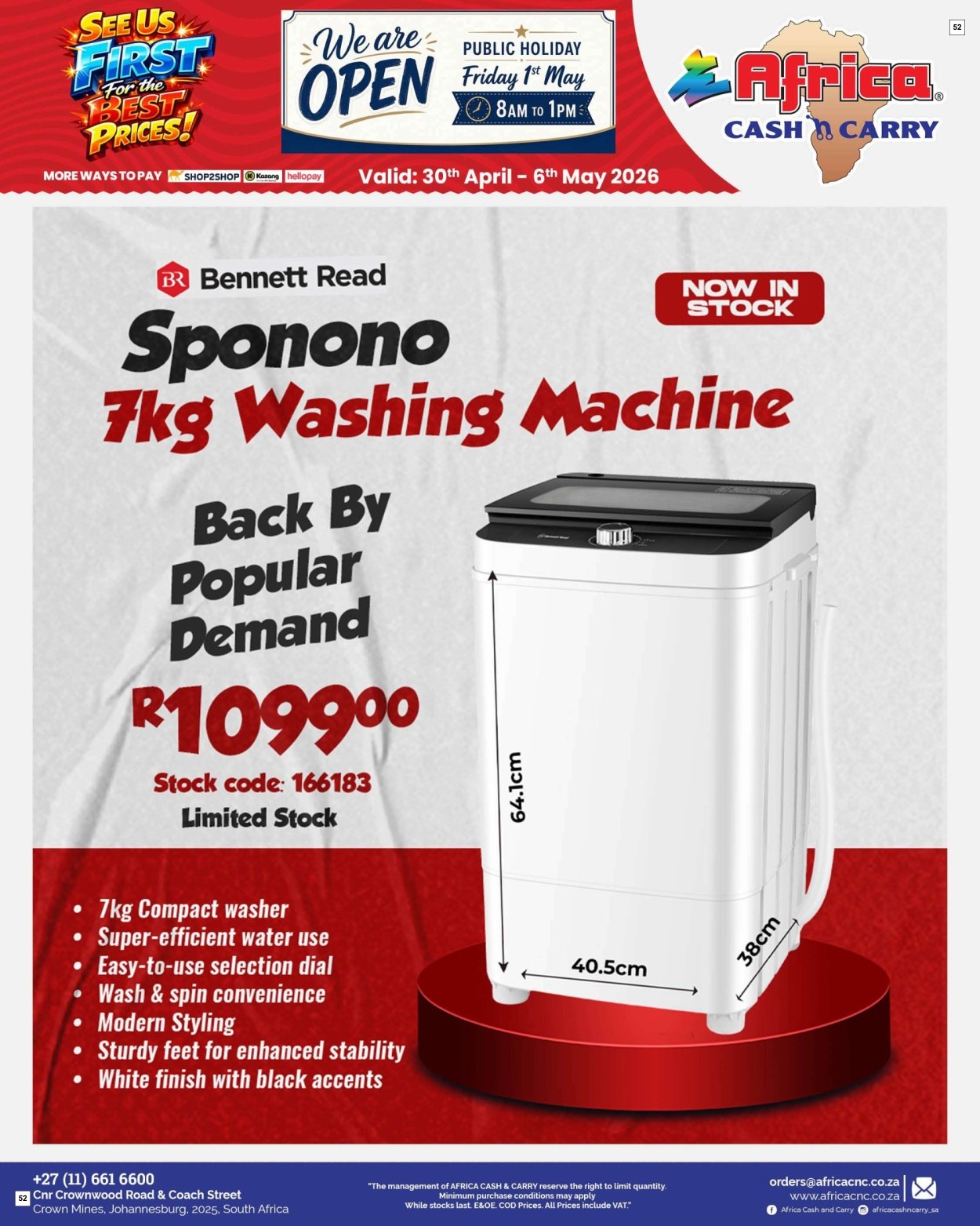 Africa Cash & Carry Catalogue - Weekly Promo - Page 52