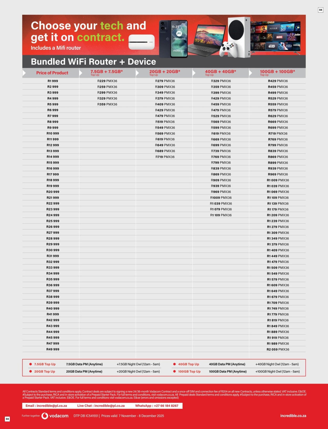 Incredible Connection Specials 07 Nov - 08 Dec - Page 4