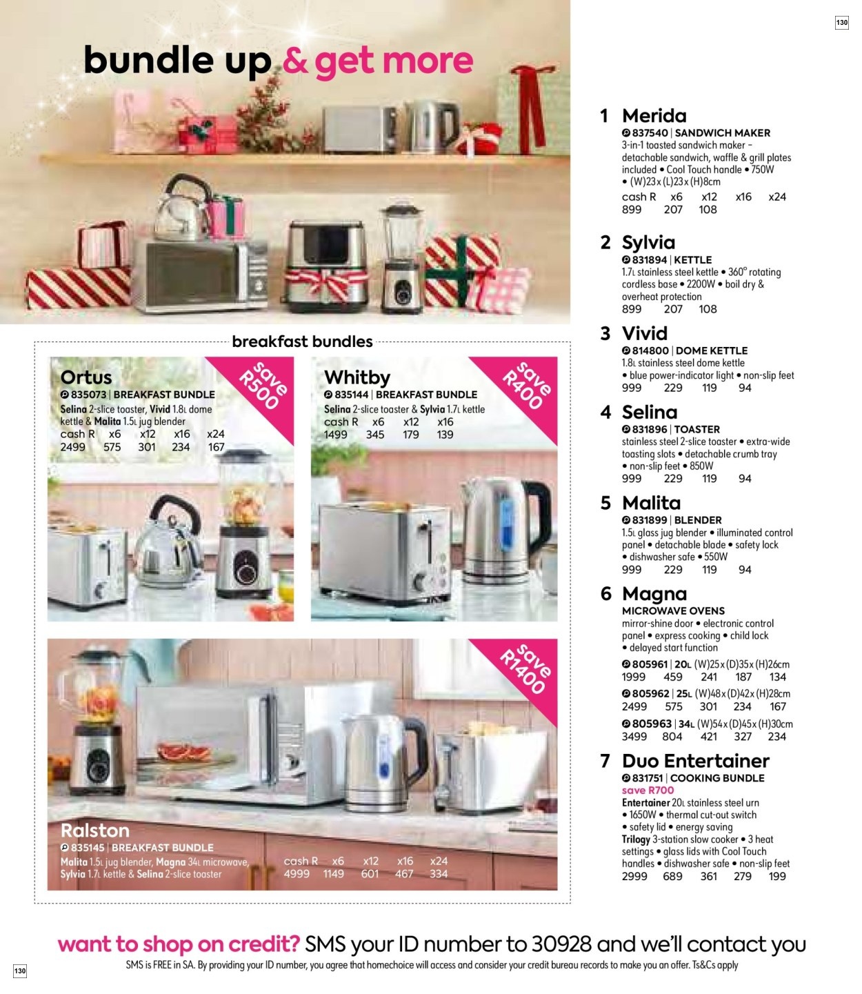 Homechoice Specials 25 Oct - 02 Dec - Page 130