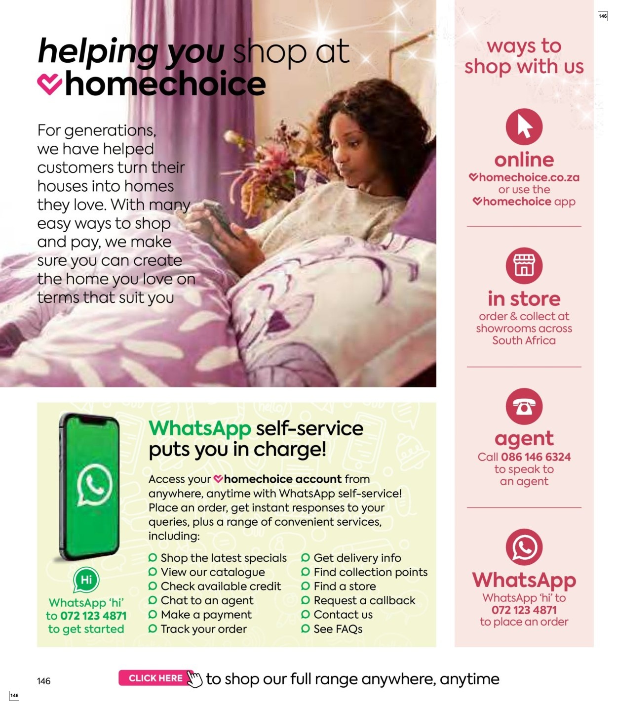 Homechoice Specials 25 Oct - 02 Dec - Page 146