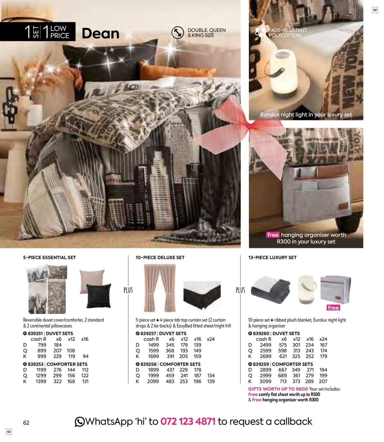 Homechoice Specials 25 Oct - 02 Dec - Page 62