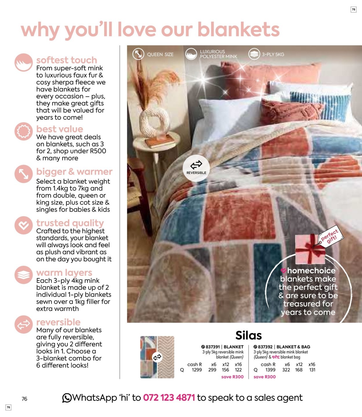 Homechoice Specials 25 Oct - 02 Dec - Page 76