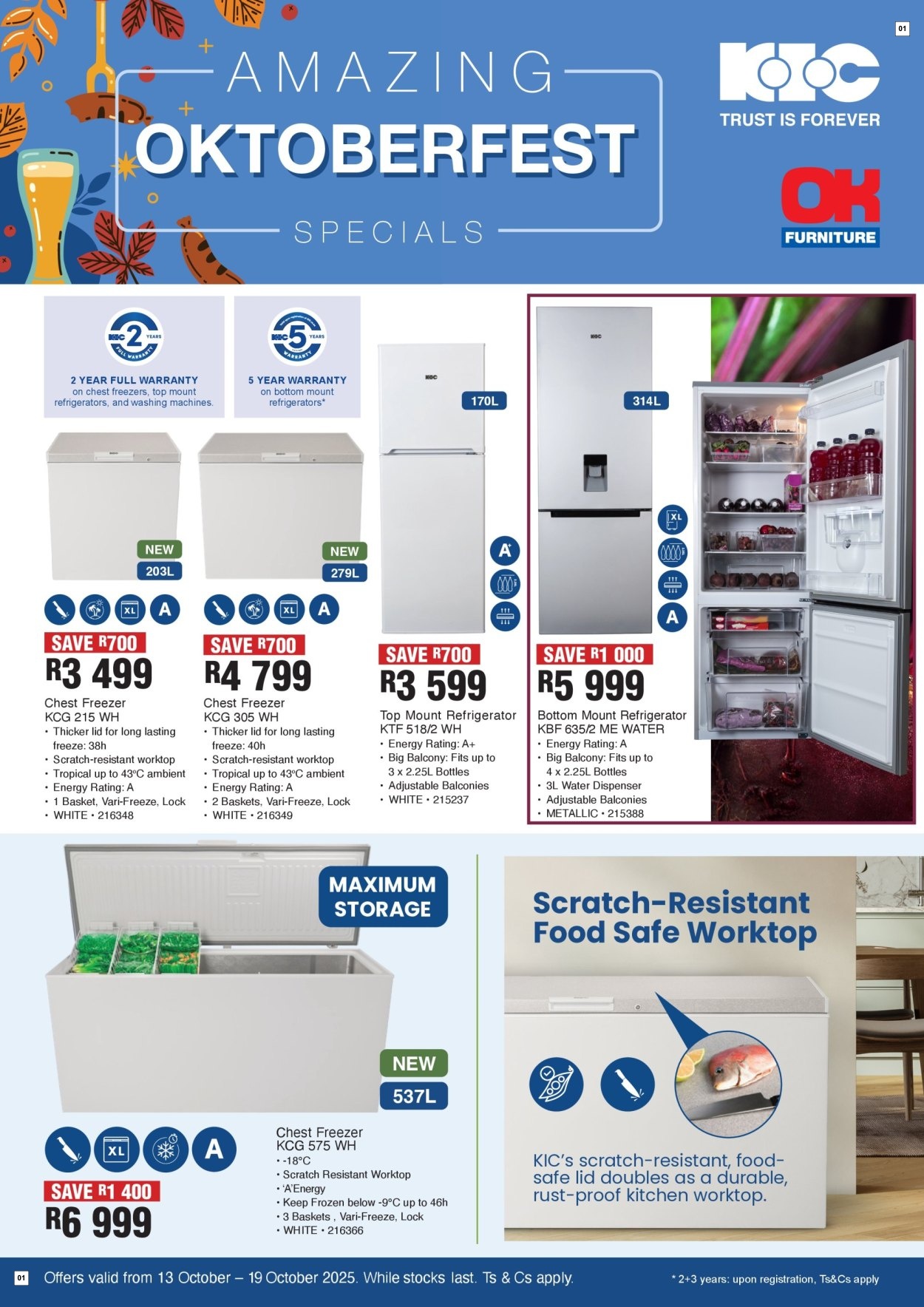 OK Furniture Specials 13 Oct - 19 Oct