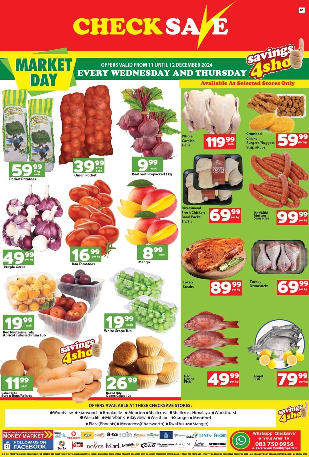 Check Save Specials 11 Dec - 12 Dec