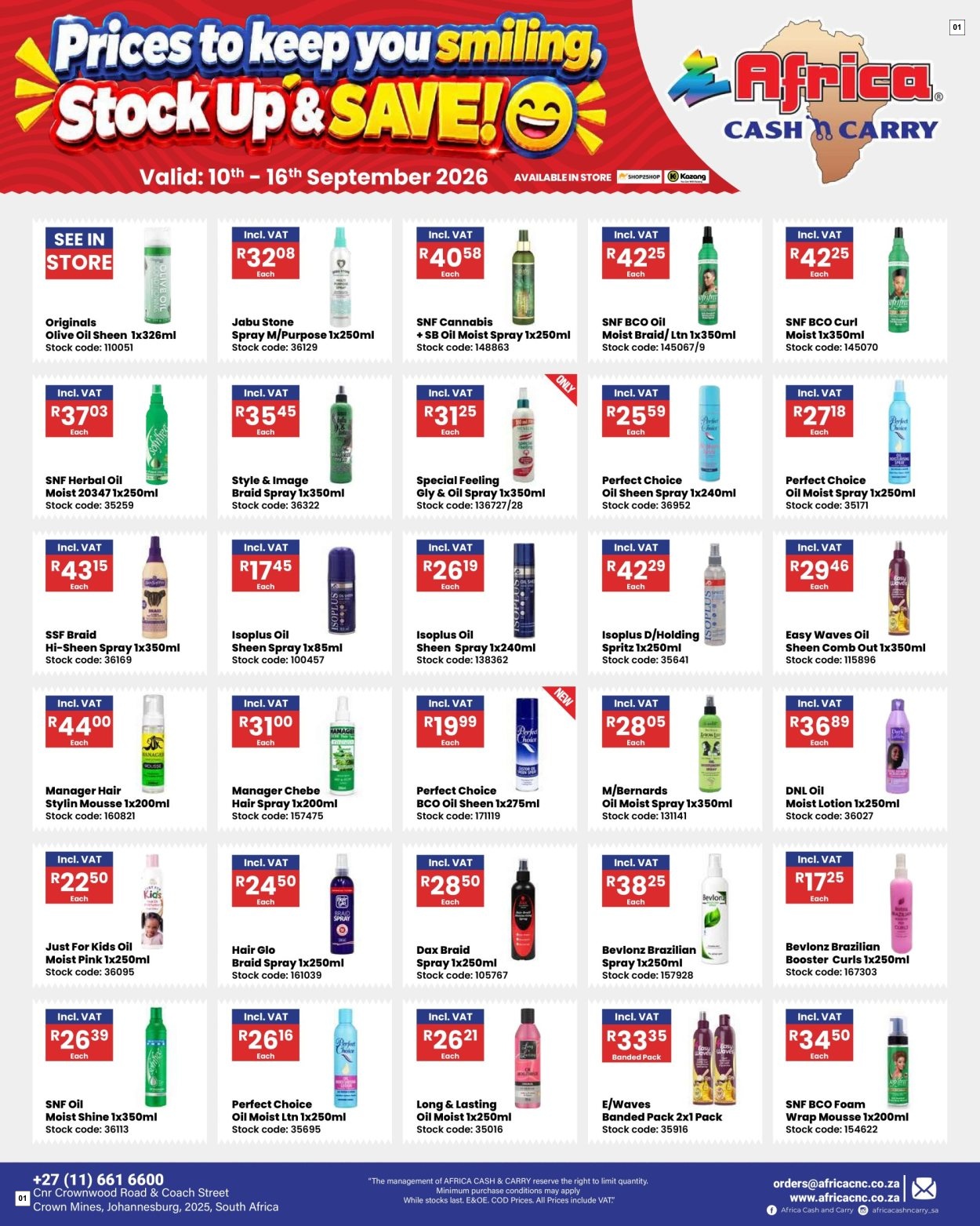 Africa Cash & Carry Catalogue - Weekly Promo