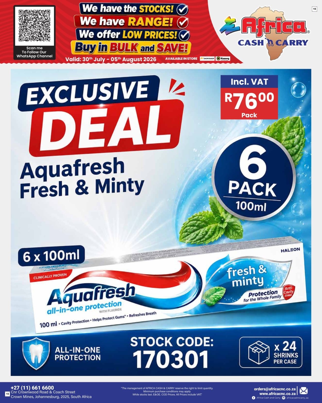 Africa Cash & Carry Catalogue - Weekly Promo - Page 15