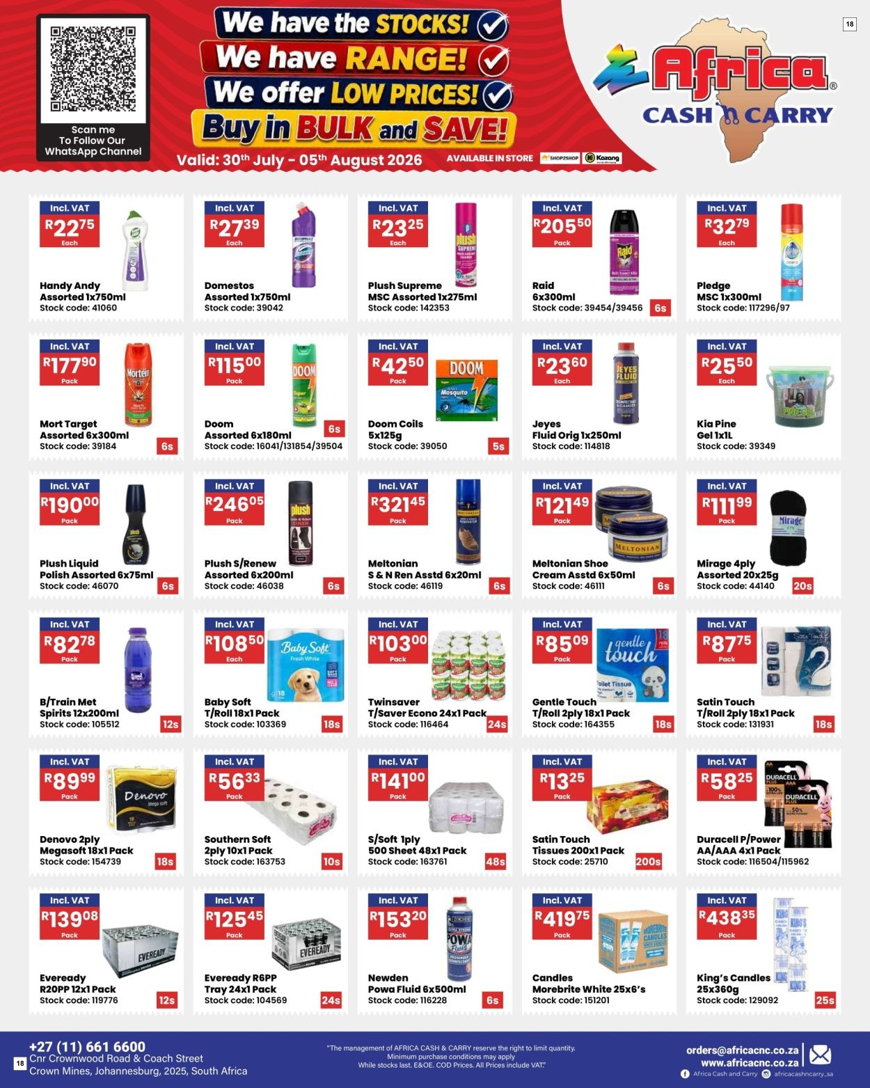 Africa Cash & Carry Catalogue - Weekly Promo - Page 18