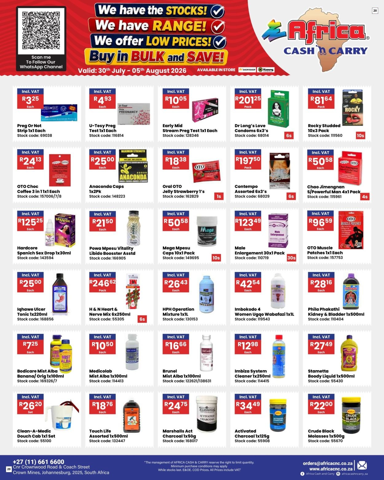 Africa Cash & Carry Catalogue - Weekly Promo - Page 20