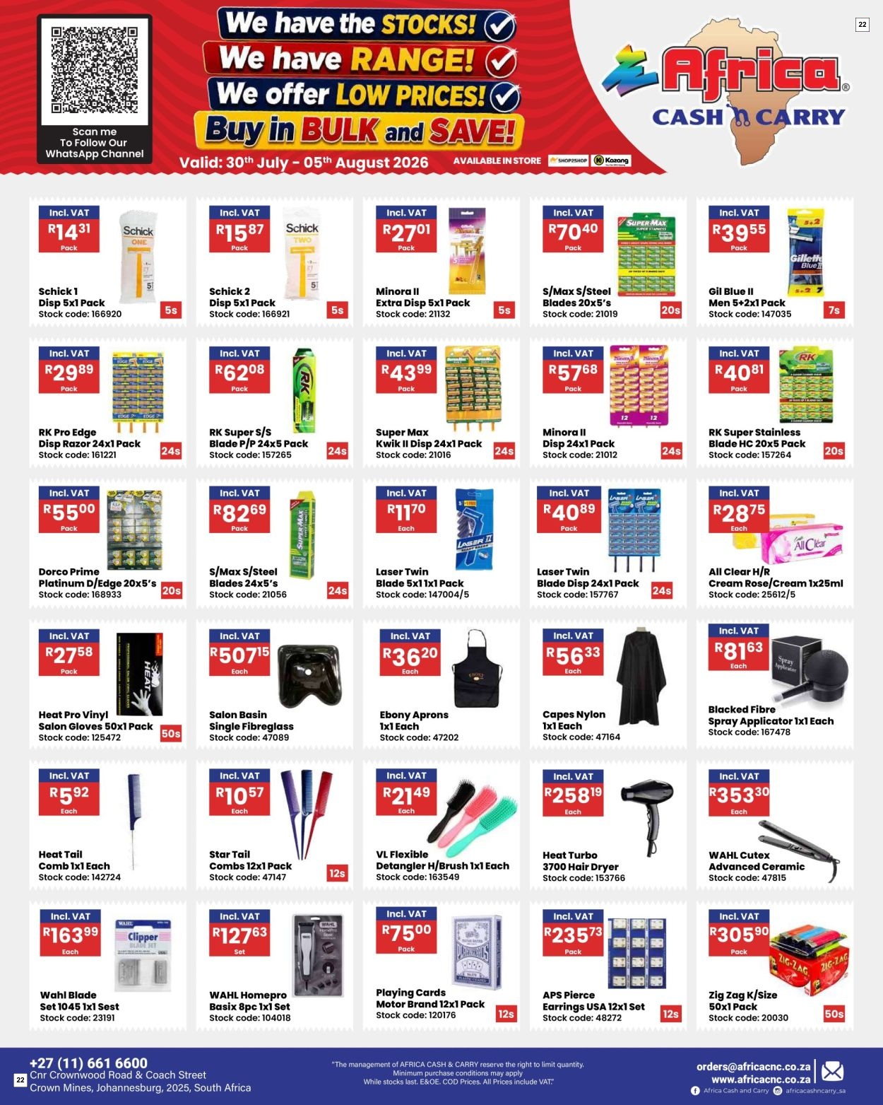 Africa Cash & Carry Catalogue - Weekly Promo - Page 22