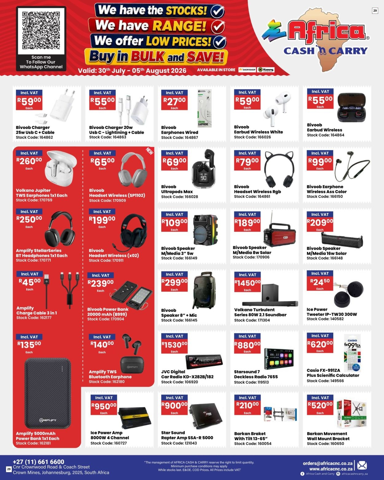 Africa Cash & Carry Catalogue - Weekly Promo - Page 29