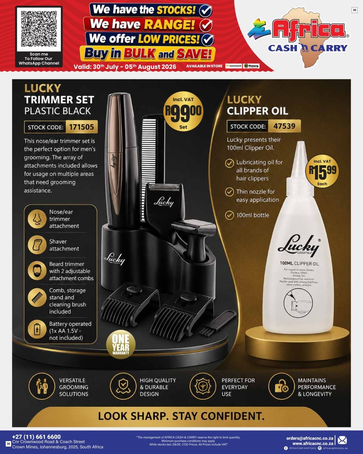 Africa Cash & Carry Catalogue - Weekly Promo - Page 30