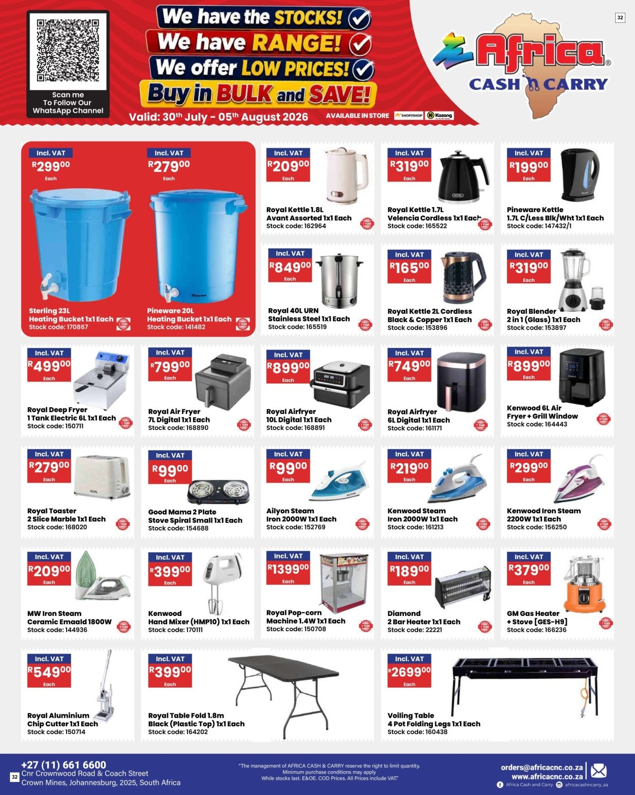 Africa Cash & Carry Catalogue - Weekly Promo - Page 32