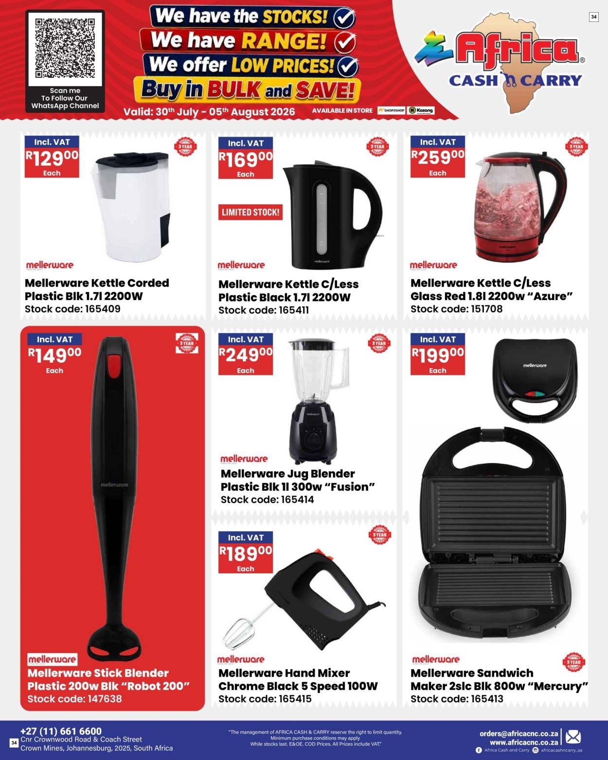 Africa Cash & Carry Catalogue - Weekly Promo - Page 34