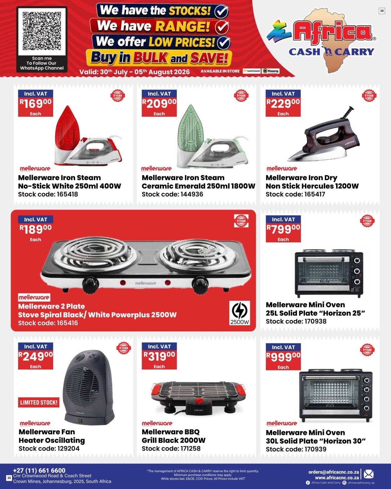 Africa Cash & Carry Catalogue - Weekly Promo - Page 35