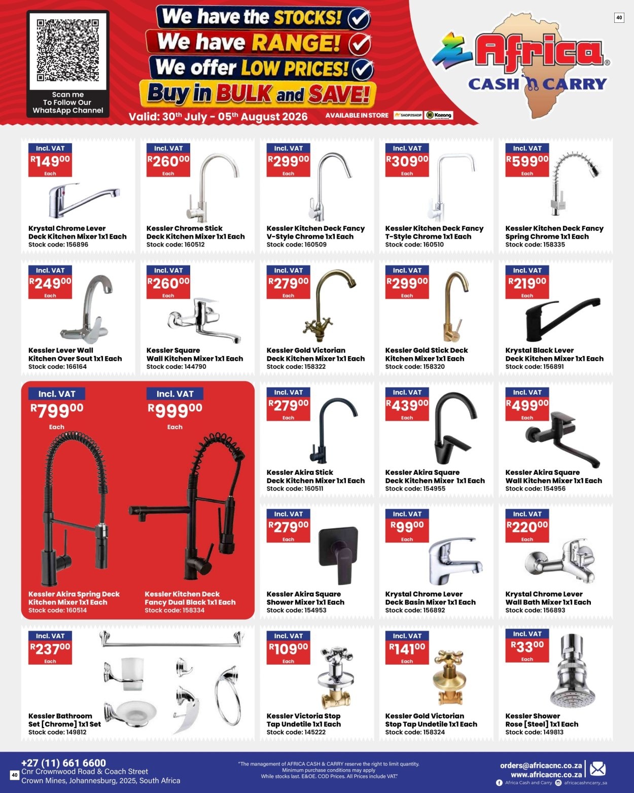 Africa Cash & Carry Catalogue - Weekly Promo - Page 40