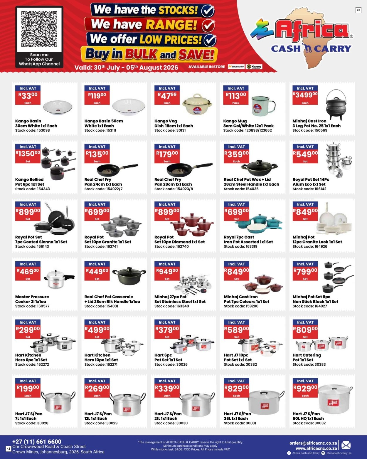 Africa Cash & Carry Catalogue - Weekly Promo - Page 42