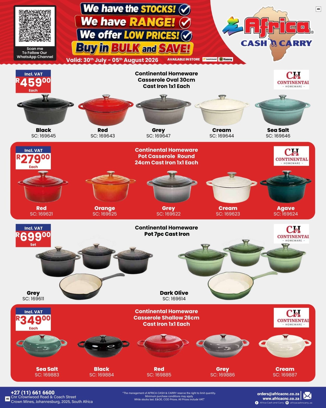 Africa Cash & Carry Catalogue - Weekly Promo - Page 46