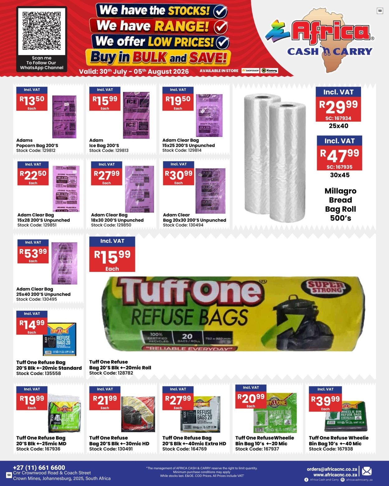Africa Cash & Carry Catalogue - Weekly Promo - Page 50
