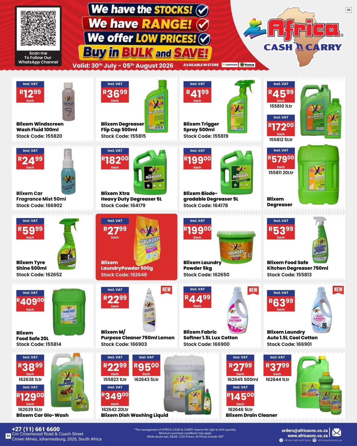 Africa Cash & Carry Catalogue - Weekly Promo - Page 53