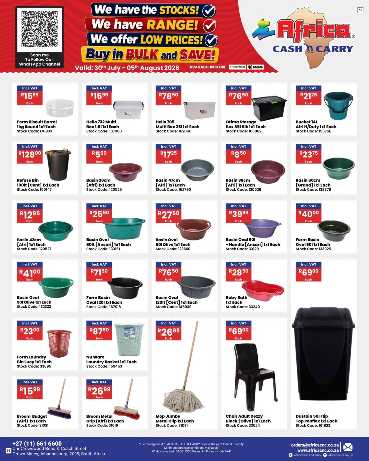 Africa Cash & Carry Catalogue - Weekly Promo - Page 55