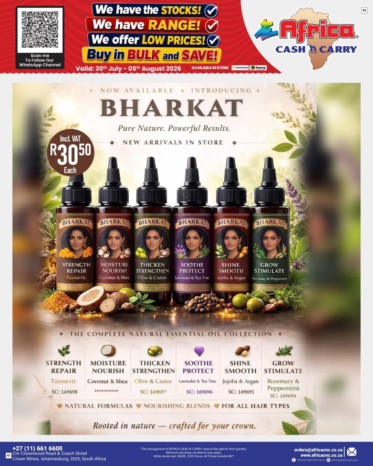 Africa Cash & Carry Catalogue - Weekly Promo - Page 63