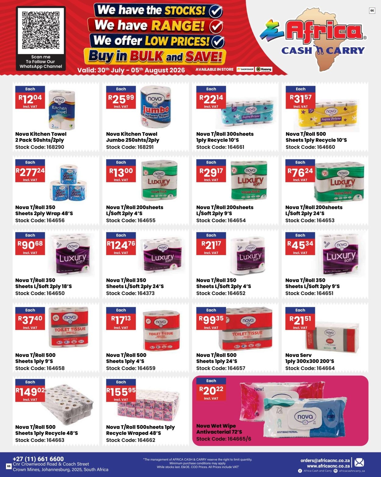 Africa Cash & Carry Catalogue - Weekly Promo - Page 66