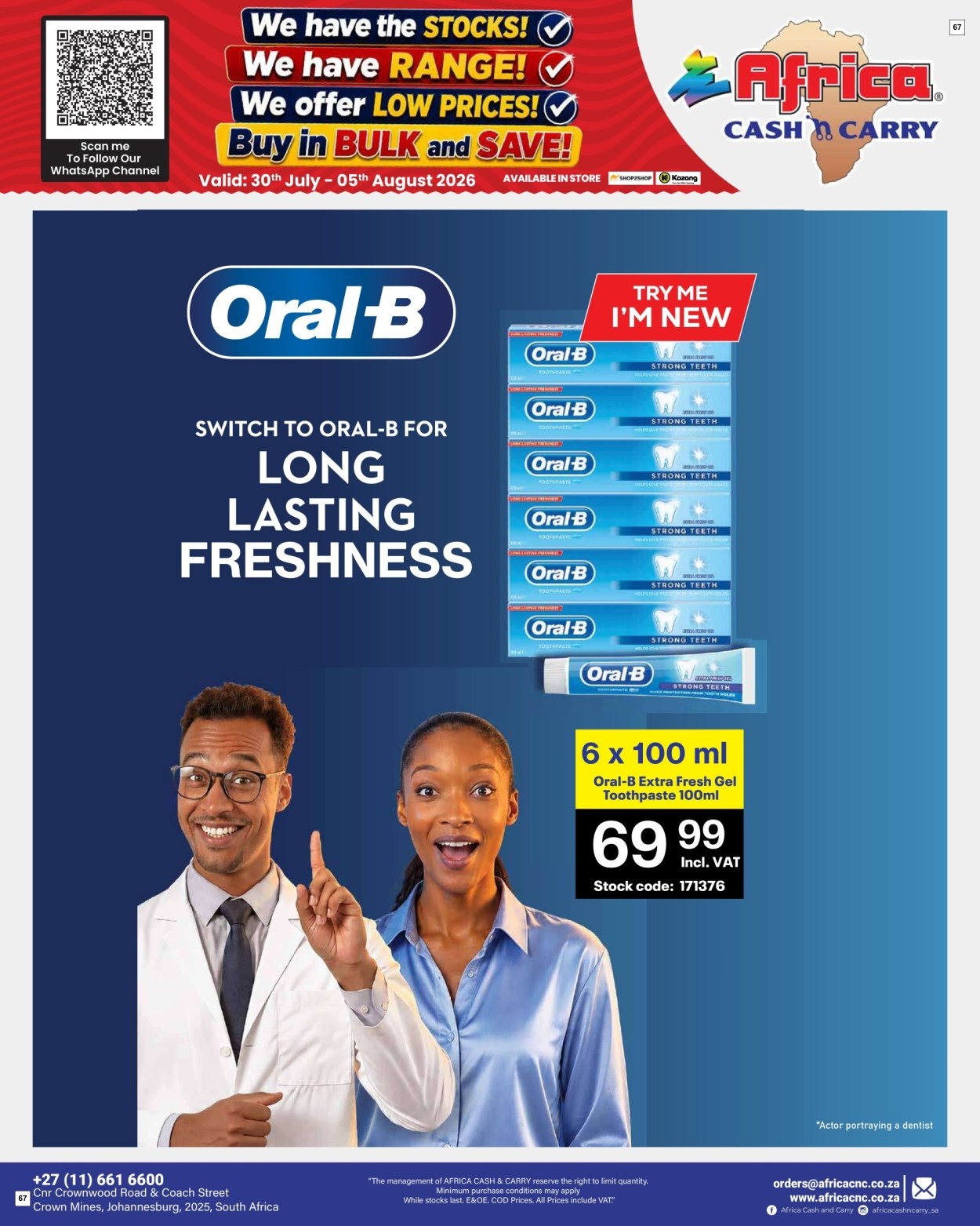 Africa Cash & Carry Catalogue - Weekly Promo - Page 67
