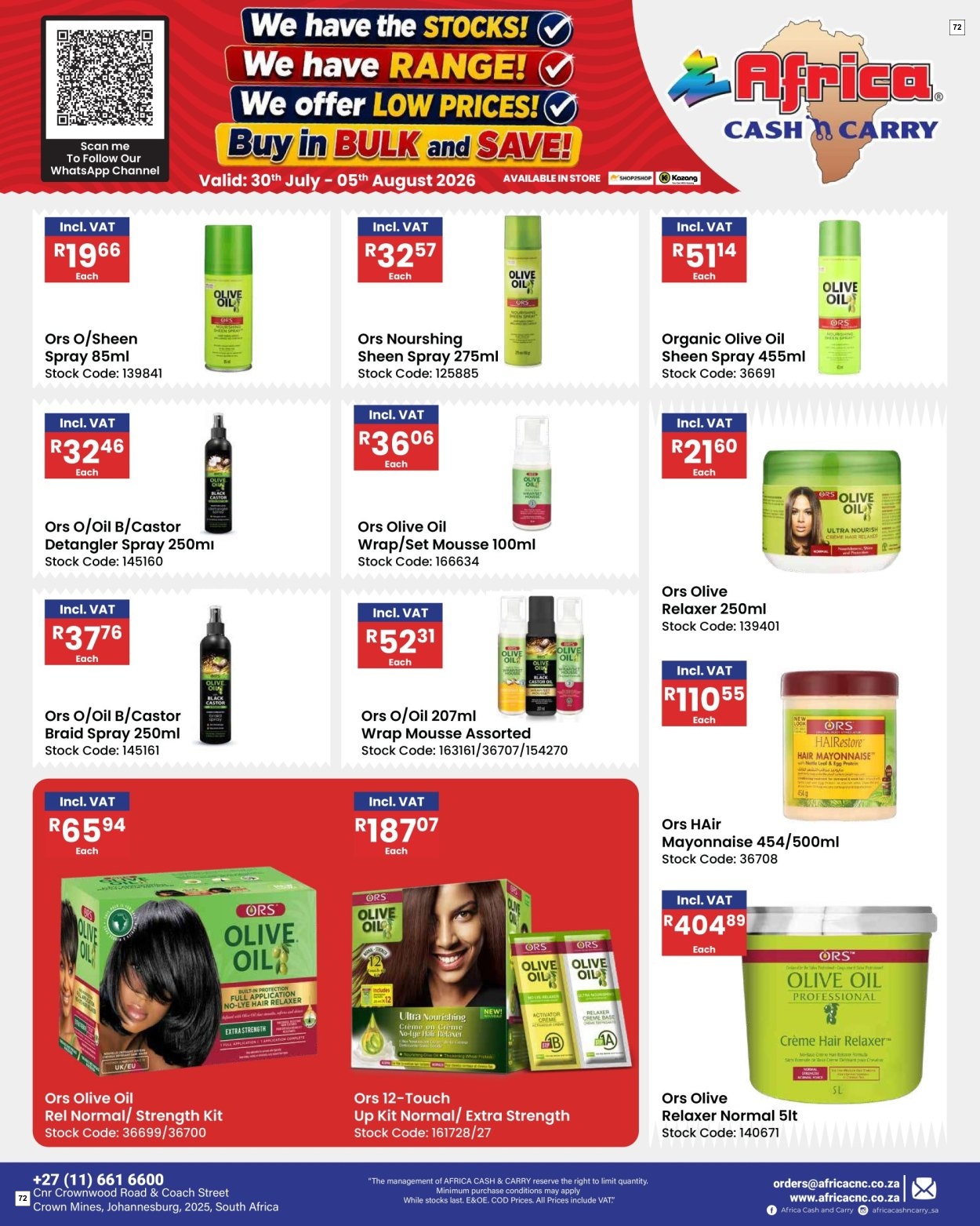 Africa Cash & Carry Catalogue - Weekly Promo - Page 72