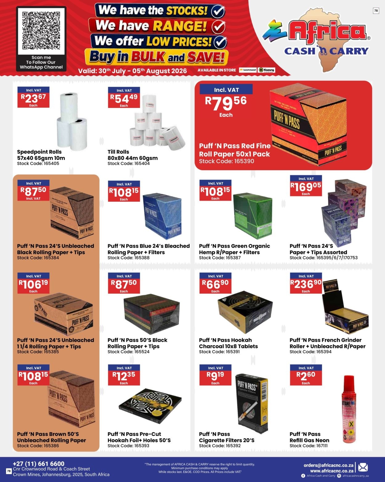 Africa Cash & Carry Catalogue - Weekly Promo - Page 78