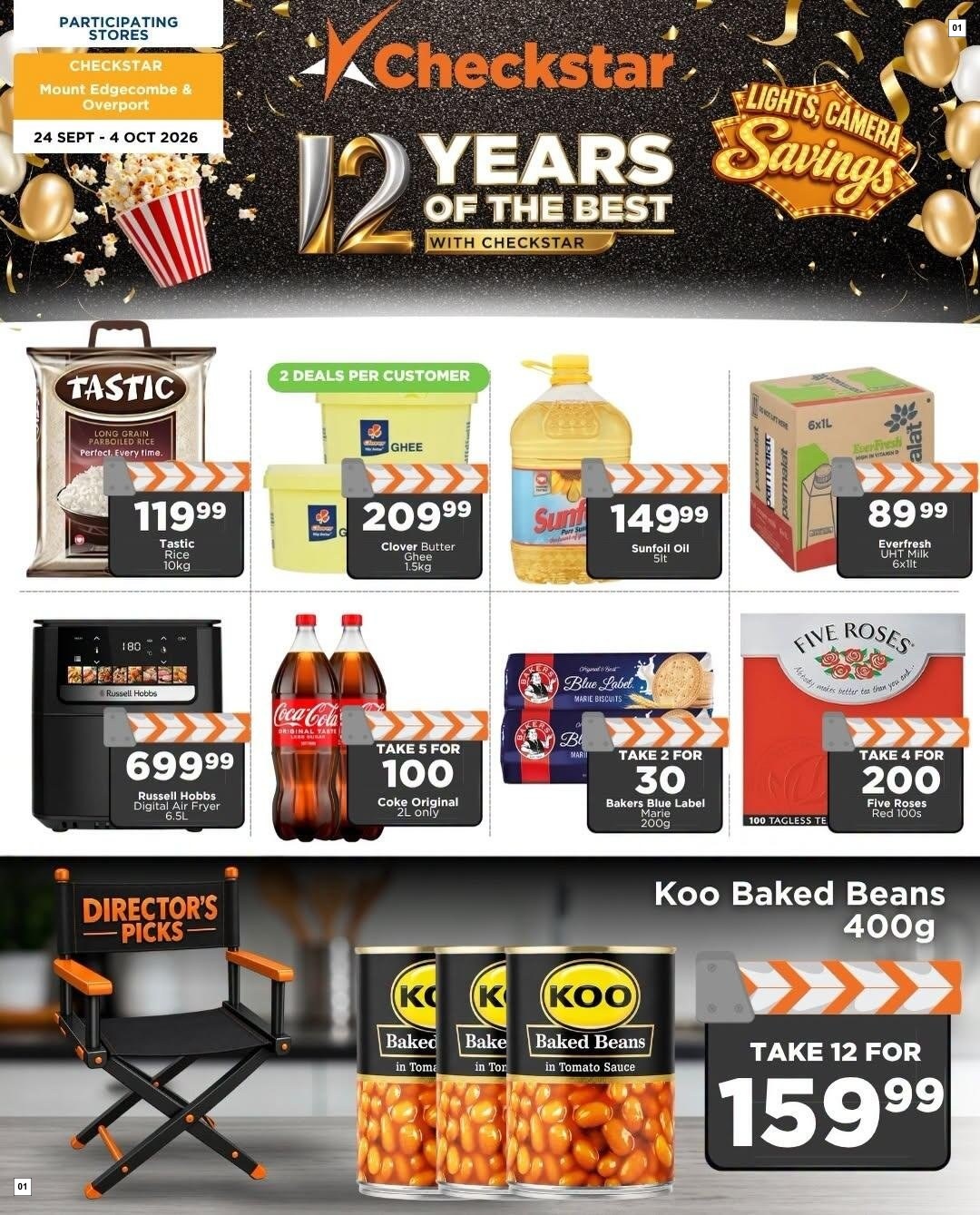 Checkstar Specials 24 Sept - 04 Oct