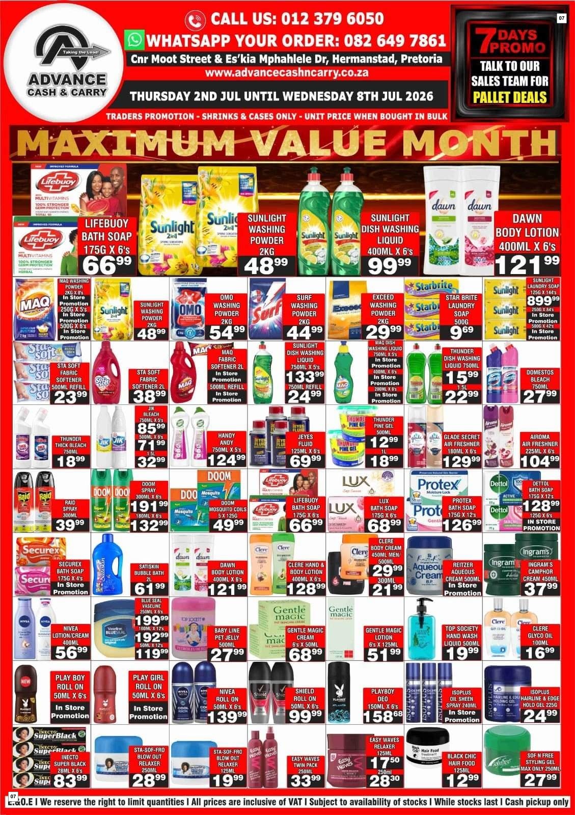 Advance Cash & Carry Catalogue - Maximum Value Month - Page 7