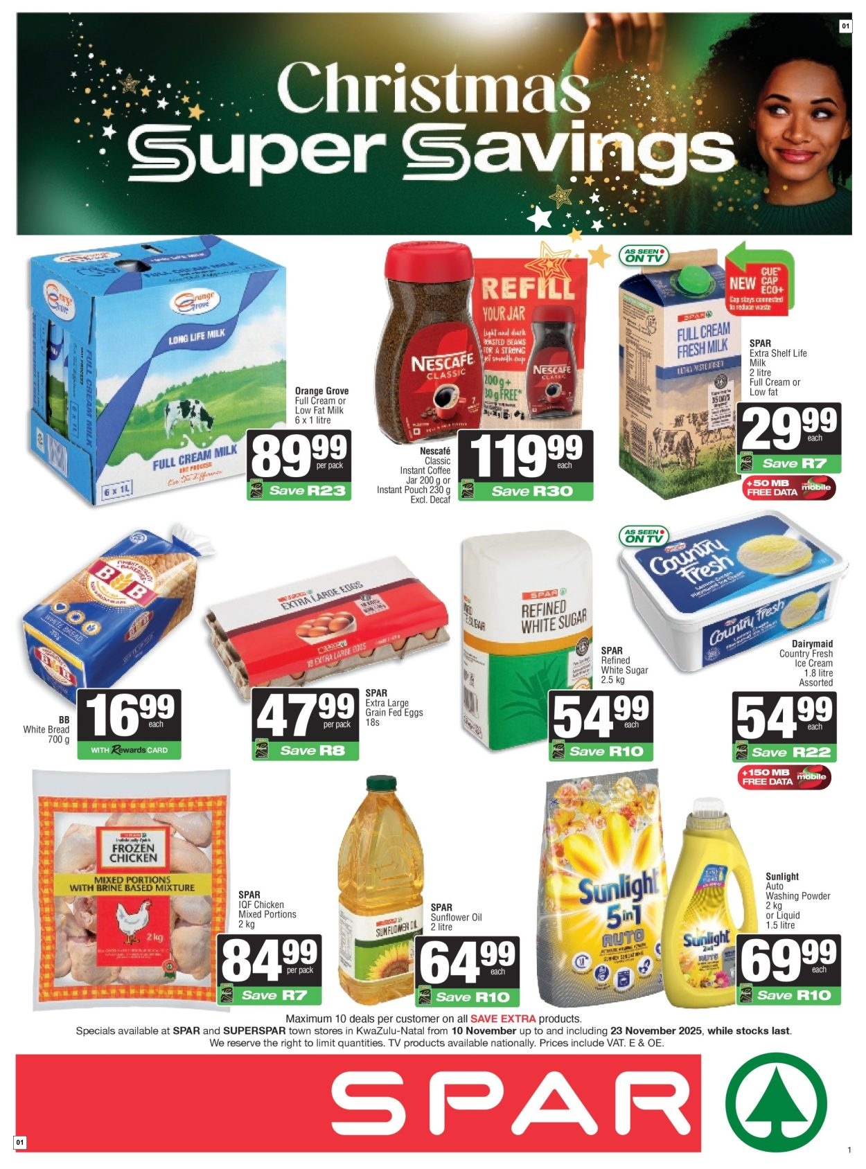 Spar Specials 10 Nov - 23 Nov