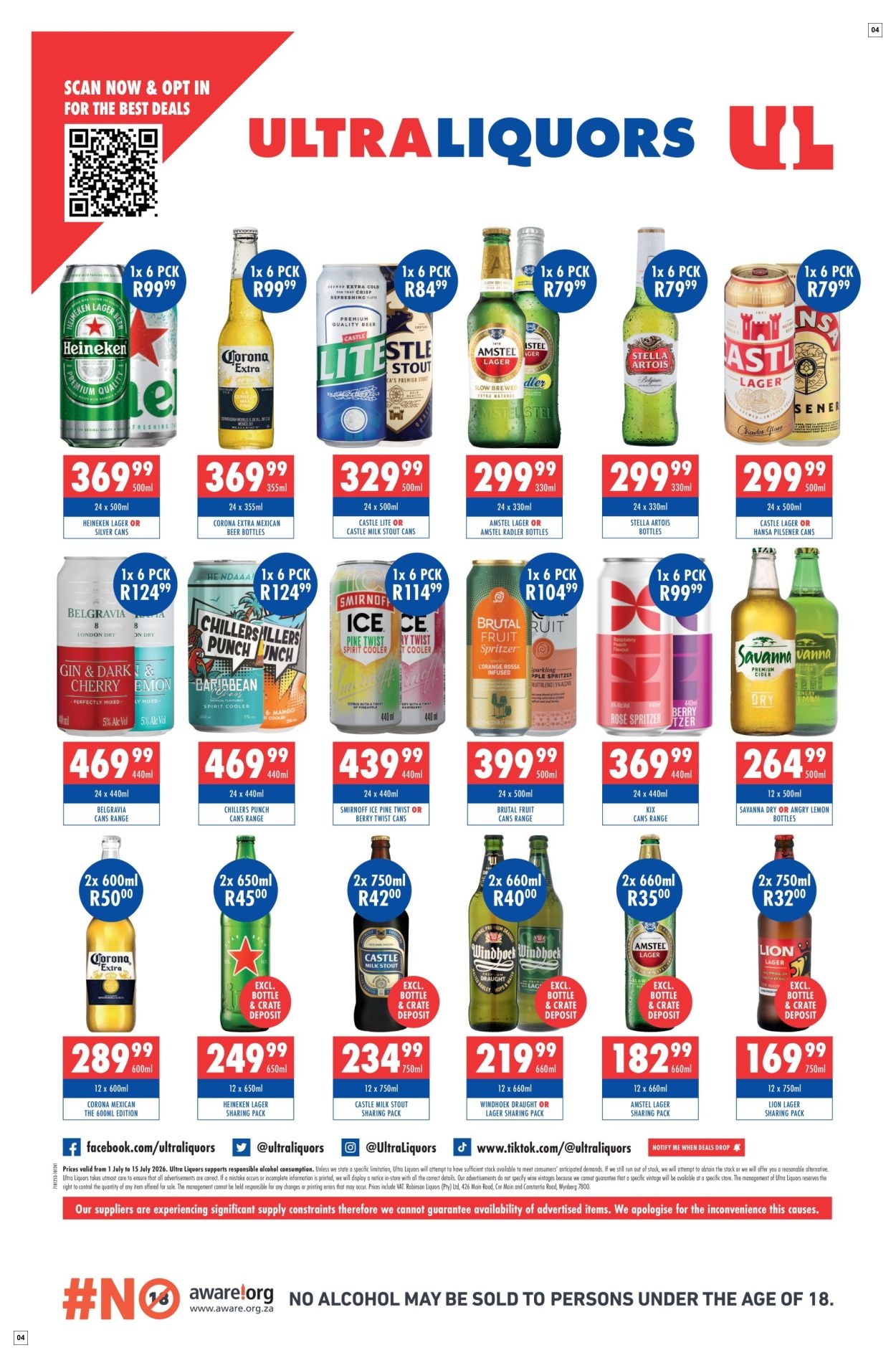Ultra Liquors Specials 01 Jul - 15 Jul - Page 4