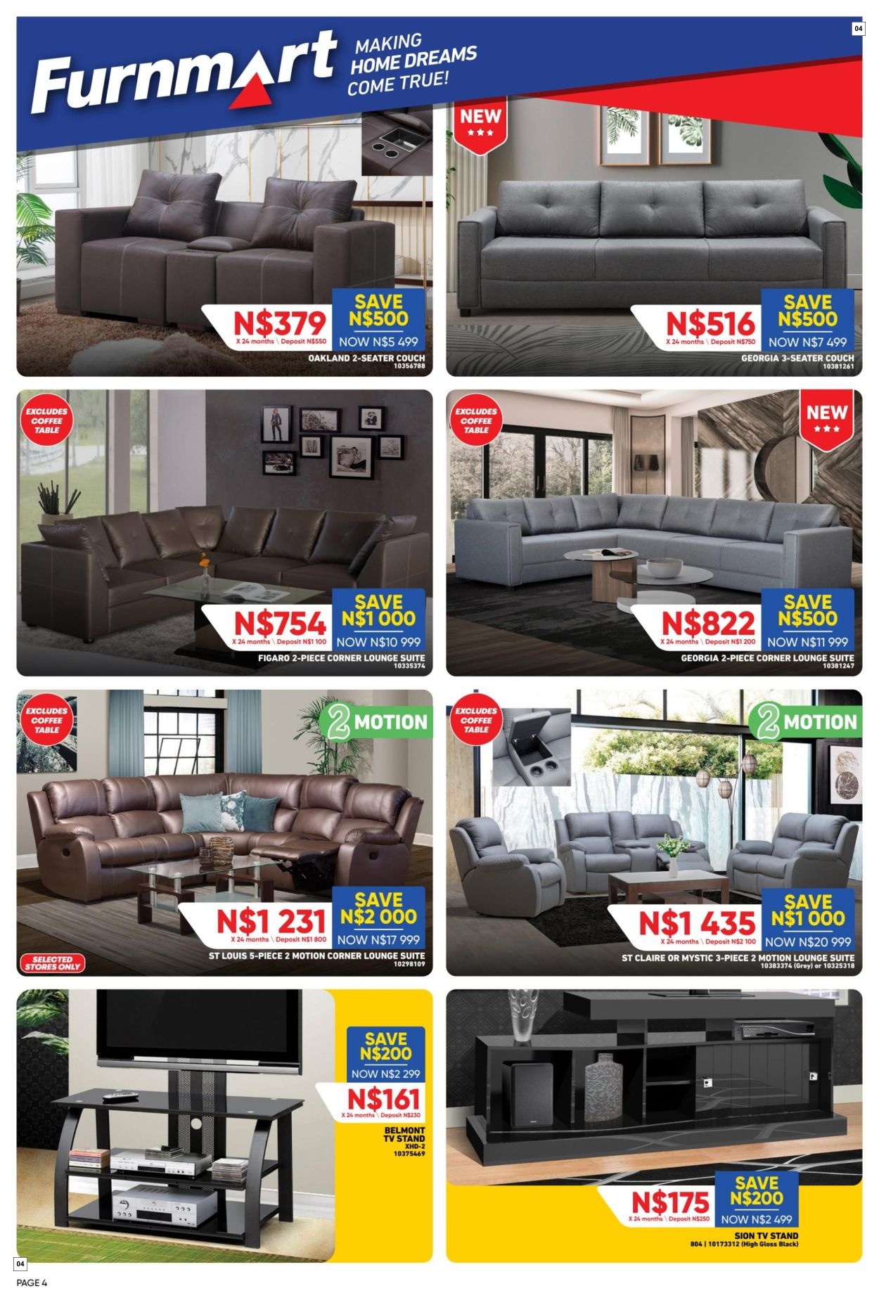 Furnmart Specials 16 Sept - 13 Oct - Page 4
