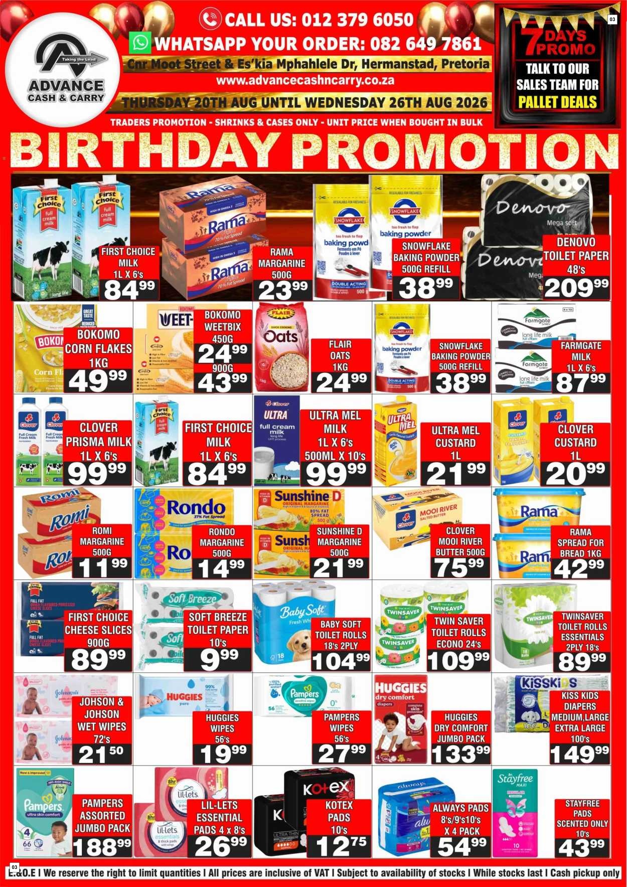 Advance Cash & Carry Catalogue - Birthday Promotion - Page 3